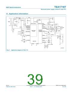 浏览型号TEA1716T的Datasheet PDF文件第39页
