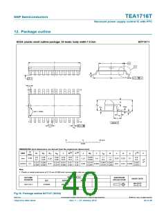 浏览型号TEA1716T的Datasheet PDF文件第40页