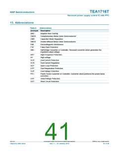 浏览型号TEA1716T的Datasheet PDF文件第41页