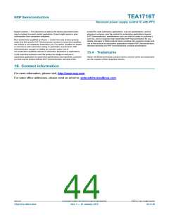 浏览型号TEA1716T的Datasheet PDF文件第44页