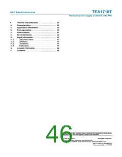 浏览型号TEA1716T的Datasheet PDF文件第46页