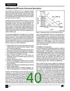 浏览型号TOP234的Datasheet PDF文件第40页
