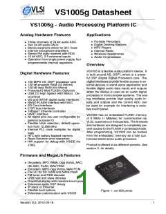 浏览型号VS1005的Datasheet PDF文件第1页