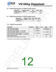 浏览型号VS1005的Datasheet PDF文件第12页