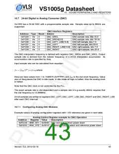 浏览型号VS1005的Datasheet PDF文件第43页