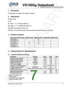 浏览型号VS1005的Datasheet PDF文件第7页