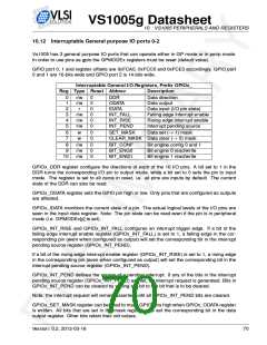 浏览型号VS1005的Datasheet PDF文件第70页