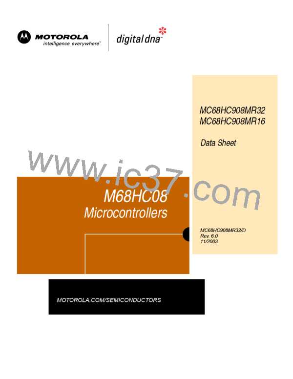MC908MR32CFUE图片预览