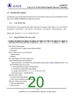 浏览型号AX88179的Datasheet PDF文件第20页