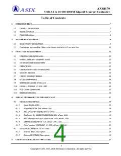 浏览型号AX88179的Datasheet PDF文件第4页