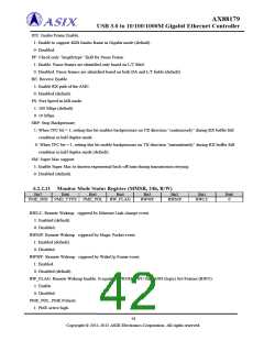 浏览型号AX88179的Datasheet PDF文件第42页