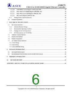浏览型号AX88179的Datasheet PDF文件第6页
