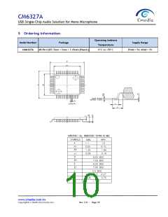 浏览型号CM6327A的Datasheet PDF文件第10页