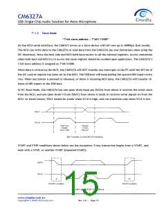 浏览型号CM6327A的Datasheet PDF文件第15页