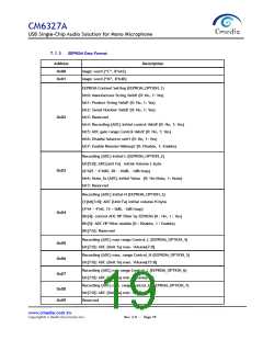 浏览型号CM6327A的Datasheet PDF文件第19页