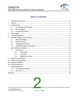 浏览型号CM6327A的Datasheet PDF文件第2页