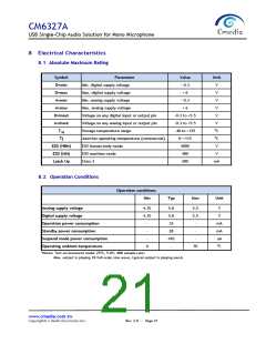 浏览型号CM6327A的Datasheet PDF文件第21页