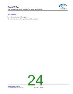 浏览型号CM6327A的Datasheet PDF文件第24页