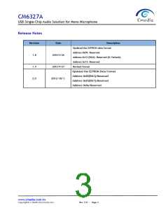 浏览型号CM6327A的Datasheet PDF文件第3页