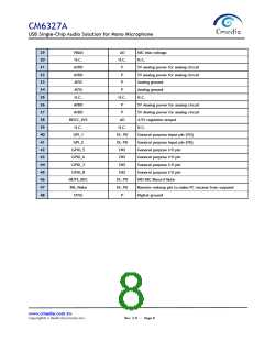 浏览型号CM6327A的Datasheet PDF文件第8页