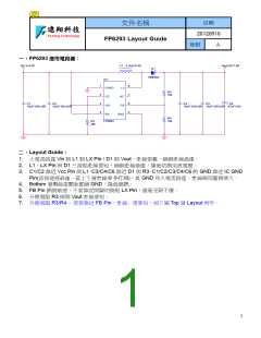 浏览型号FP6293 LAYOUT GUIDE的Datasheet PDF文件第1页