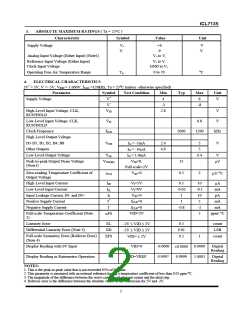 浏览型号ICL7135的Datasheet PDF文件第2页
