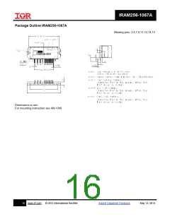 浏览型号IRAM256-1067A的Datasheet PDF文件第16页