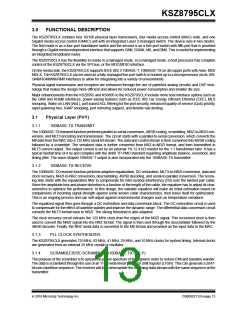 浏览型号KSZ8795CLX的Datasheet PDF文件第13页