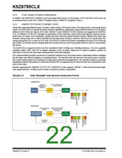 浏览型号KSZ8795CLX的Datasheet PDF文件第22页