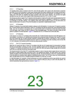 浏览型号KSZ8795CLX的Datasheet PDF文件第23页