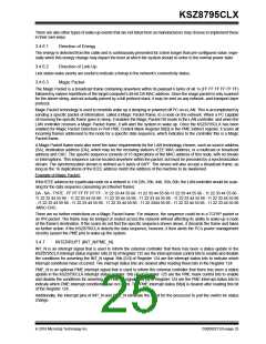 浏览型号KSZ8795CLX的Datasheet PDF文件第25页