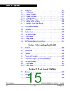 浏览型号MC68HC908JK3ECPE的Datasheet PDF文件第15页