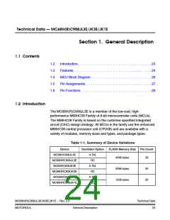 浏览型号MC68HC908JK3ECPE的Datasheet PDF文件第24页