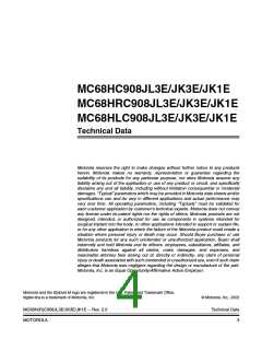 浏览型号MC68HC908JK3ECPE的Datasheet PDF文件第4页