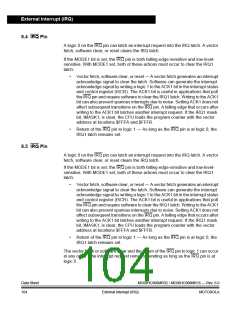 浏览型号MC908MR32CFUE的Datasheet PDF文件第104页