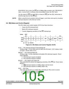 浏览型号MC908MR32CFUE的Datasheet PDF文件第105页