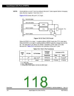 浏览型号MC908MR32CFUE的Datasheet PDF文件第118页