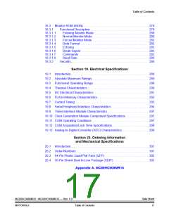 浏览型号MC908MR32CFUE的Datasheet PDF文件第17页