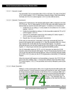 浏览型号MC908MR32CFUE的Datasheet PDF文件第174页