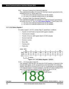 浏览型号MC908MR32CFUE的Datasheet PDF文件第188页