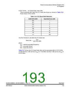 浏览型号MC908MR32CFUE的Datasheet PDF文件第193页