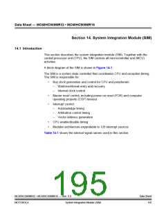 浏览型号MC908MR32CFUE的Datasheet PDF文件第195页
