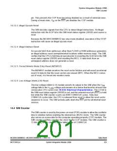 浏览型号MC908MR32CFUE的Datasheet PDF文件第201页