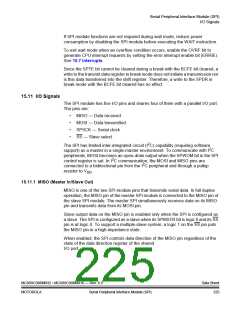 浏览型号MC908MR32CFUE的Datasheet PDF文件第225页
