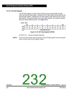 浏览型号MC908MR32CFUE的Datasheet PDF文件第232页