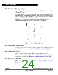 浏览型号MC908MR32CFUE的Datasheet PDF文件第24页