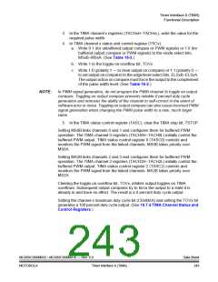 浏览型号MC908MR32CFUE的Datasheet PDF文件第243页