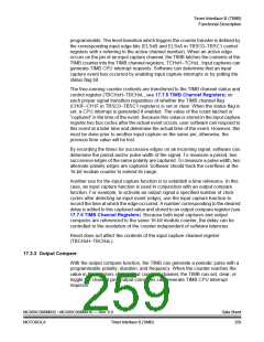 浏览型号MC908MR32CFUE的Datasheet PDF文件第259页