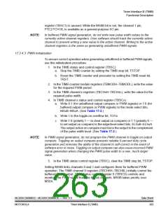 浏览型号MC908MR32CFUE的Datasheet PDF文件第263页