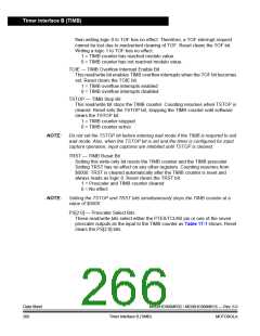 浏览型号MC908MR32CFUE的Datasheet PDF文件第266页